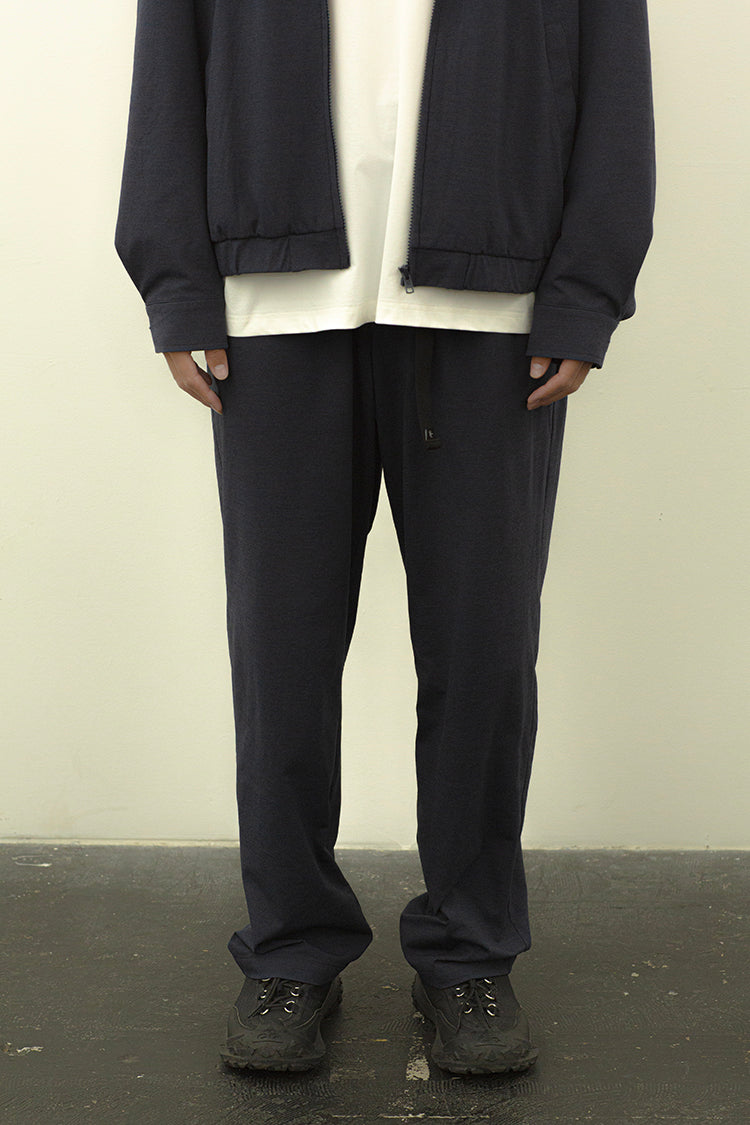 PRECEPT MESH KNIT BELTED EASY PANT NAVY