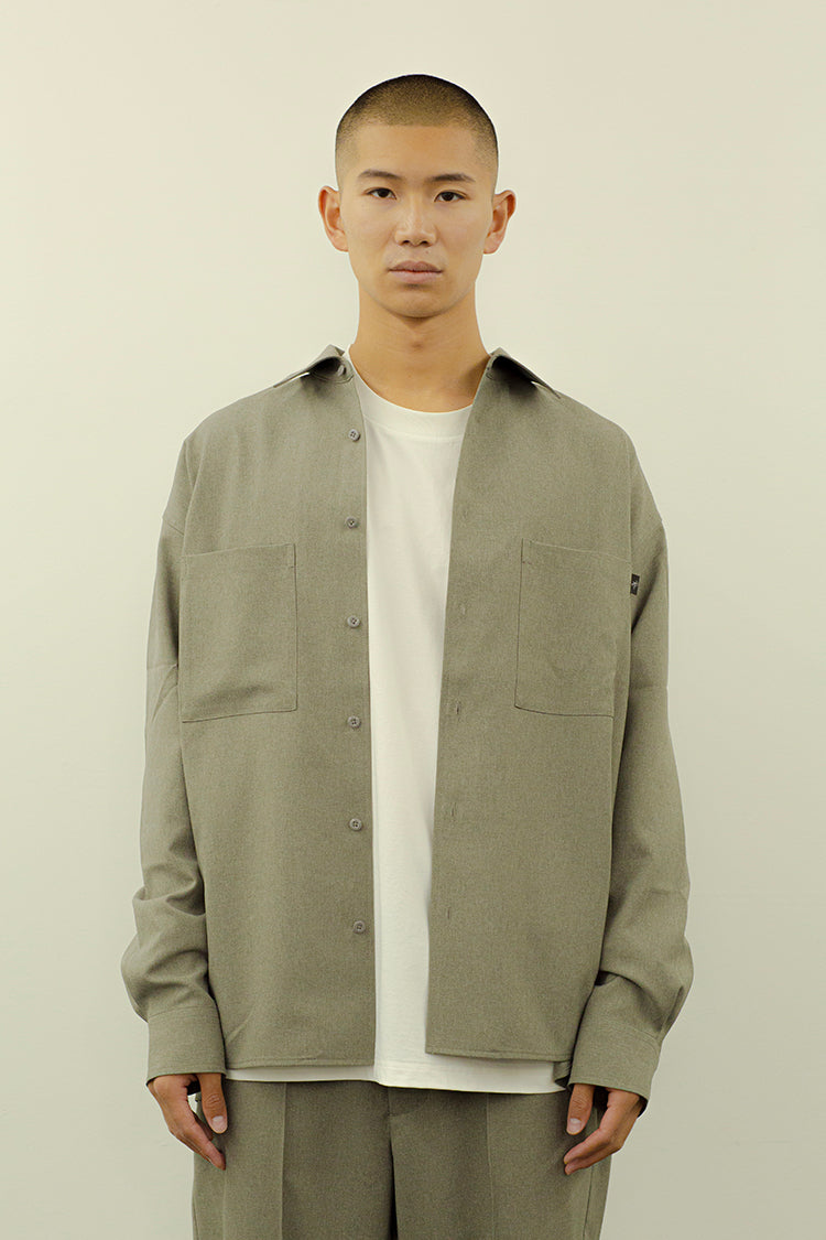 PRECEPT SQUARE W POCKET SHIRT GRAY