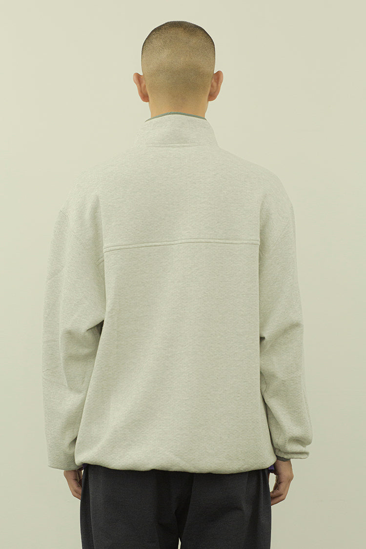 PRECEPT SNAP PULLOVER SWEAT GRAY