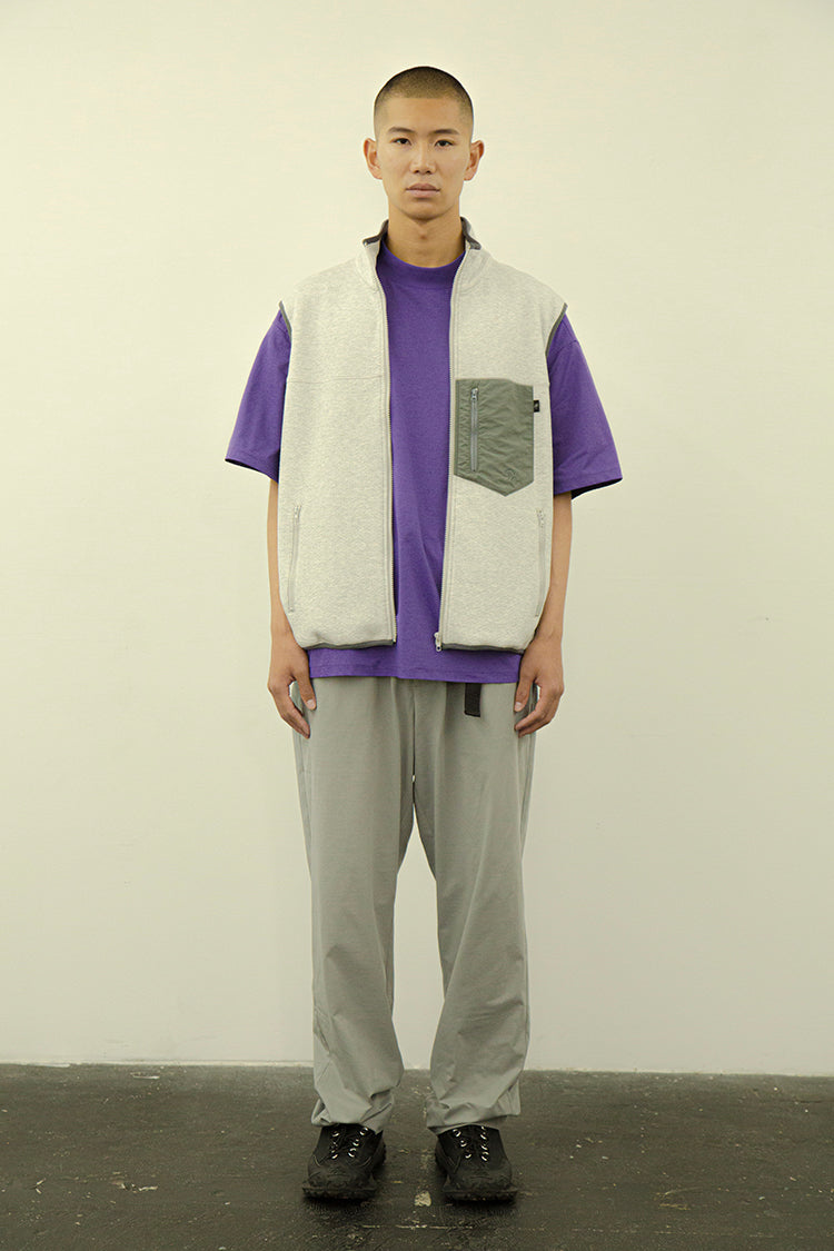 PRECEPT SWEAT ZIP VEST GRAY