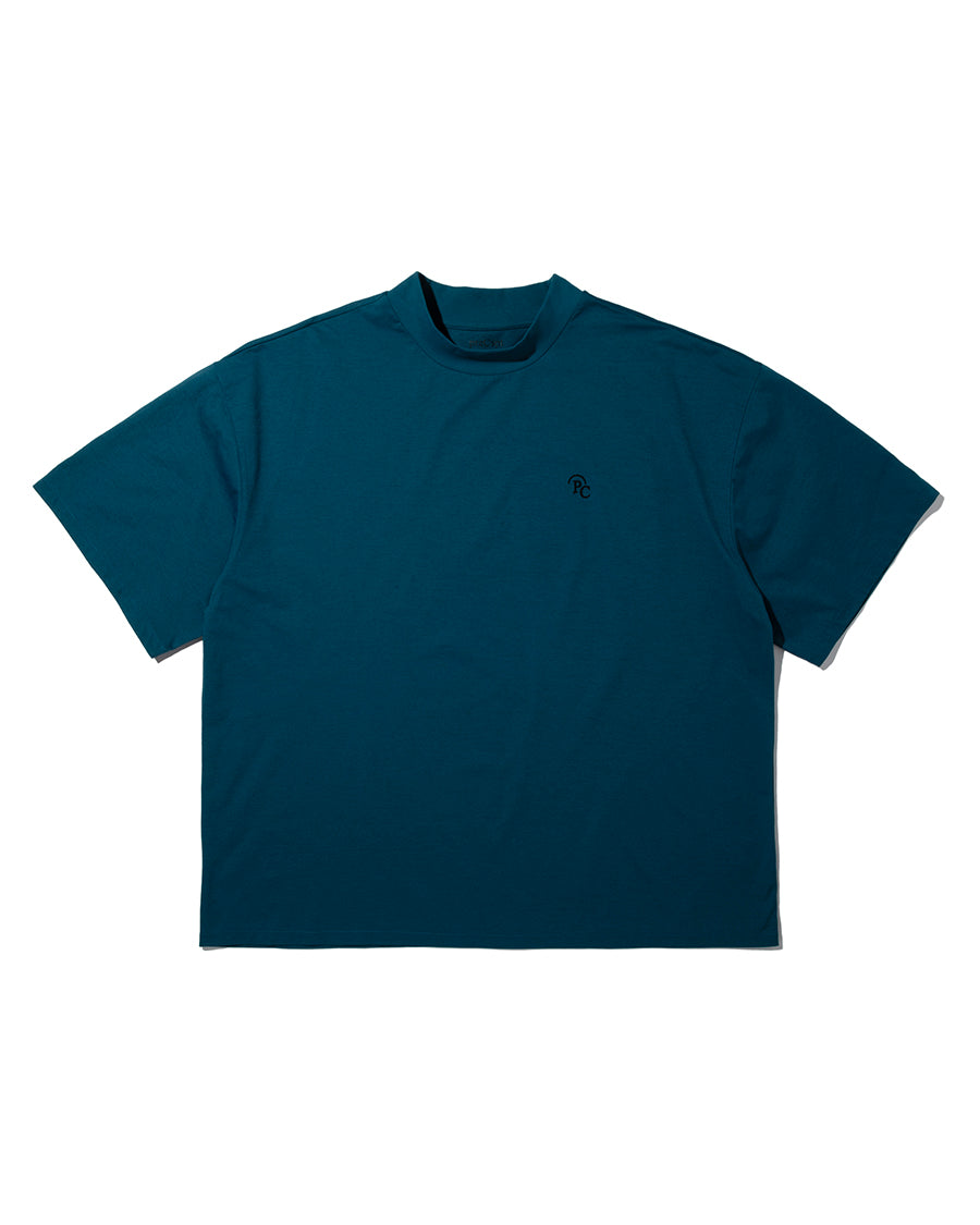 PRECEPT MOCK NECK T-SHIRT GREEN