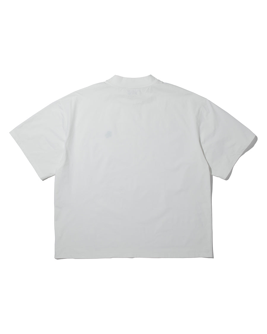 PRECEPT MOCK NECK T-SHIRT WHITE