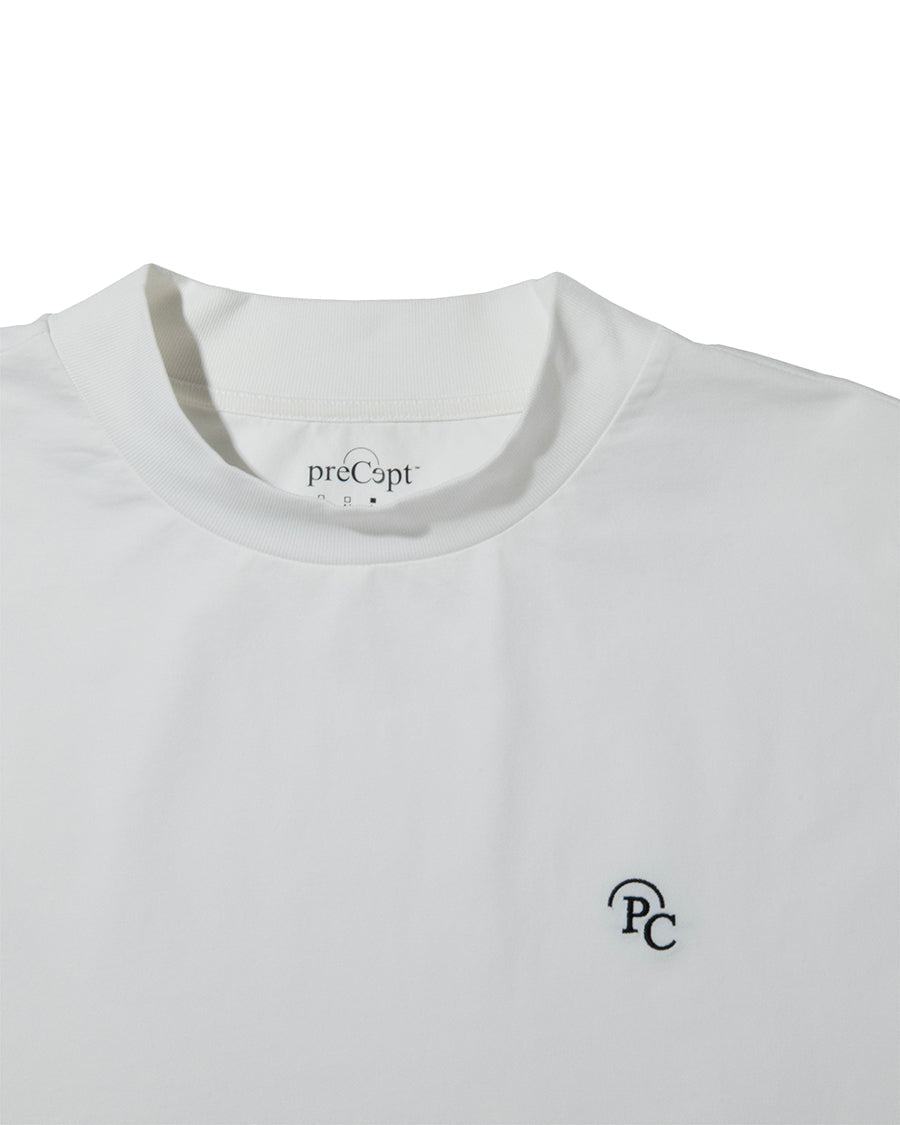 PRECEPT MOCK NECK T-SHIRT WHITE