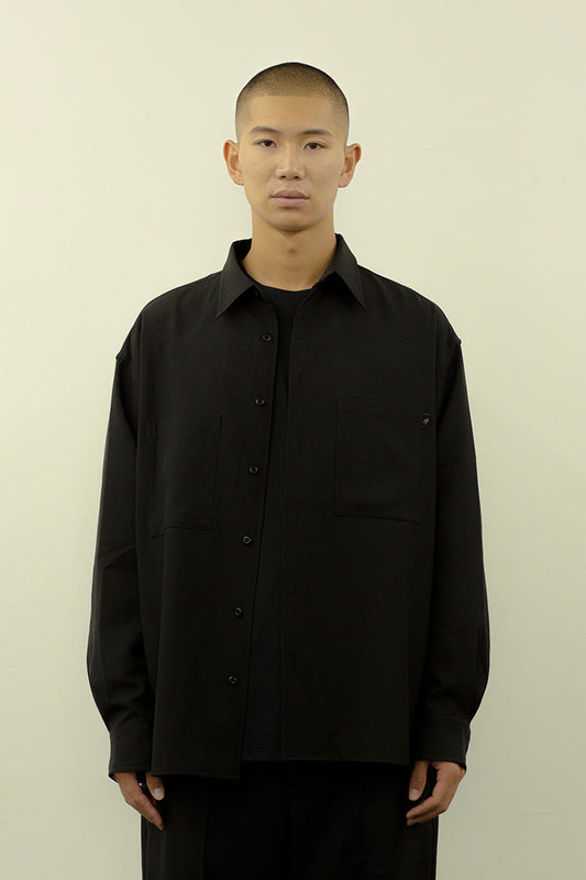 PRECEPT SQUARE W POCKET SHIRT BLACK