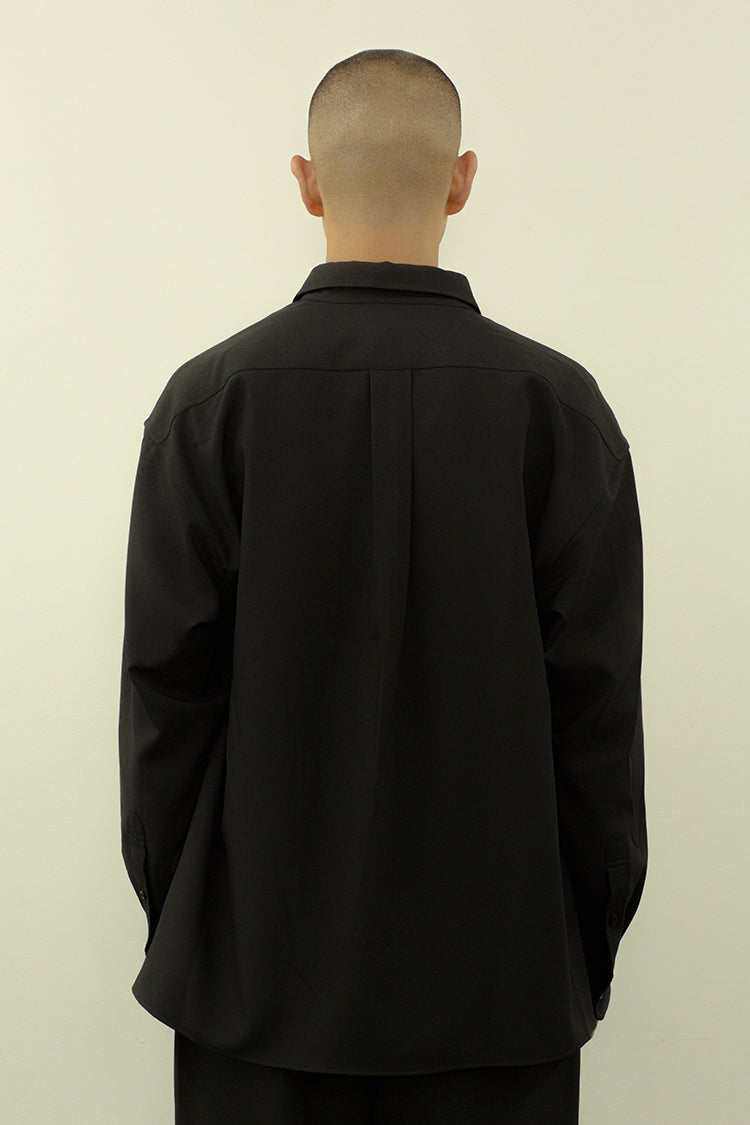 PRECEPT SQUARE W POCKET SHIRT BLACK