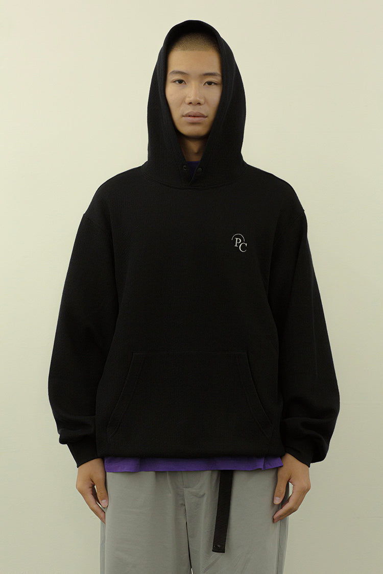 PRECEPT PULLOVER HOODIE SWEAT  BLACK