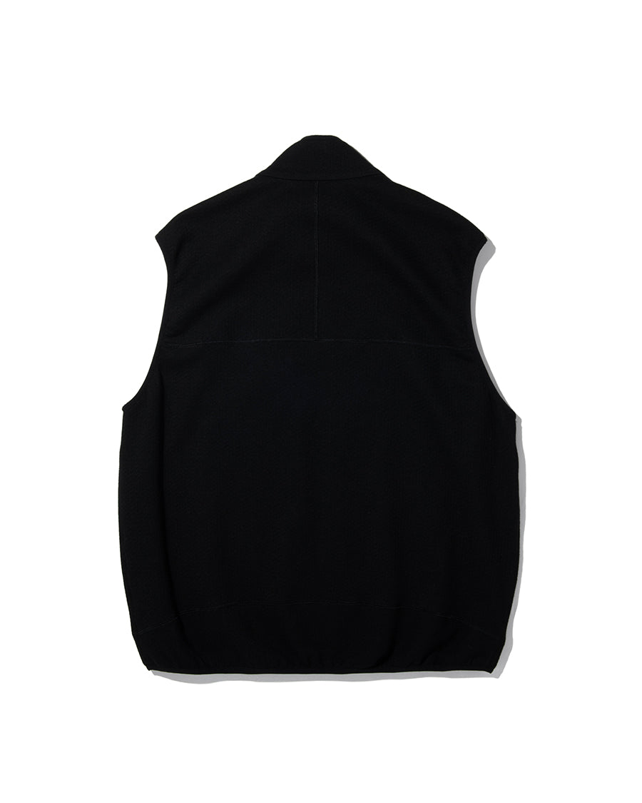 PRECEPT SWEAT ZIP VEST BLACK