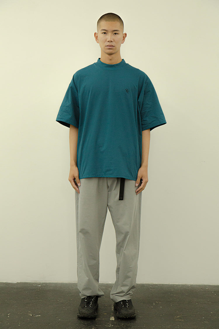 PRECEPT MOCK NECK T-SHIRT GREEN