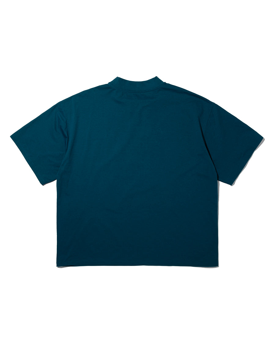 PRECEPT MOCK NECK T-SHIRT GREEN