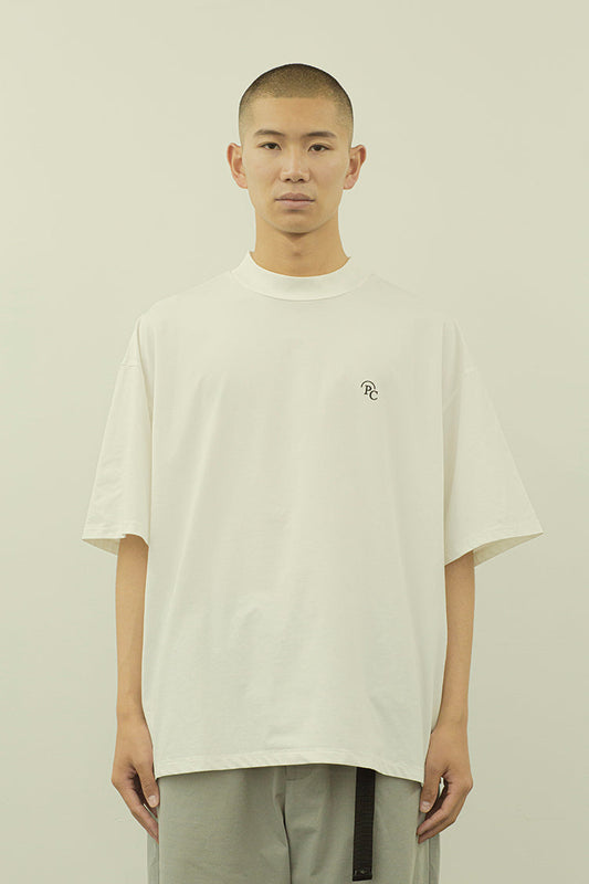 PRECEPT MOCK NECK T-SHIRT WHITE