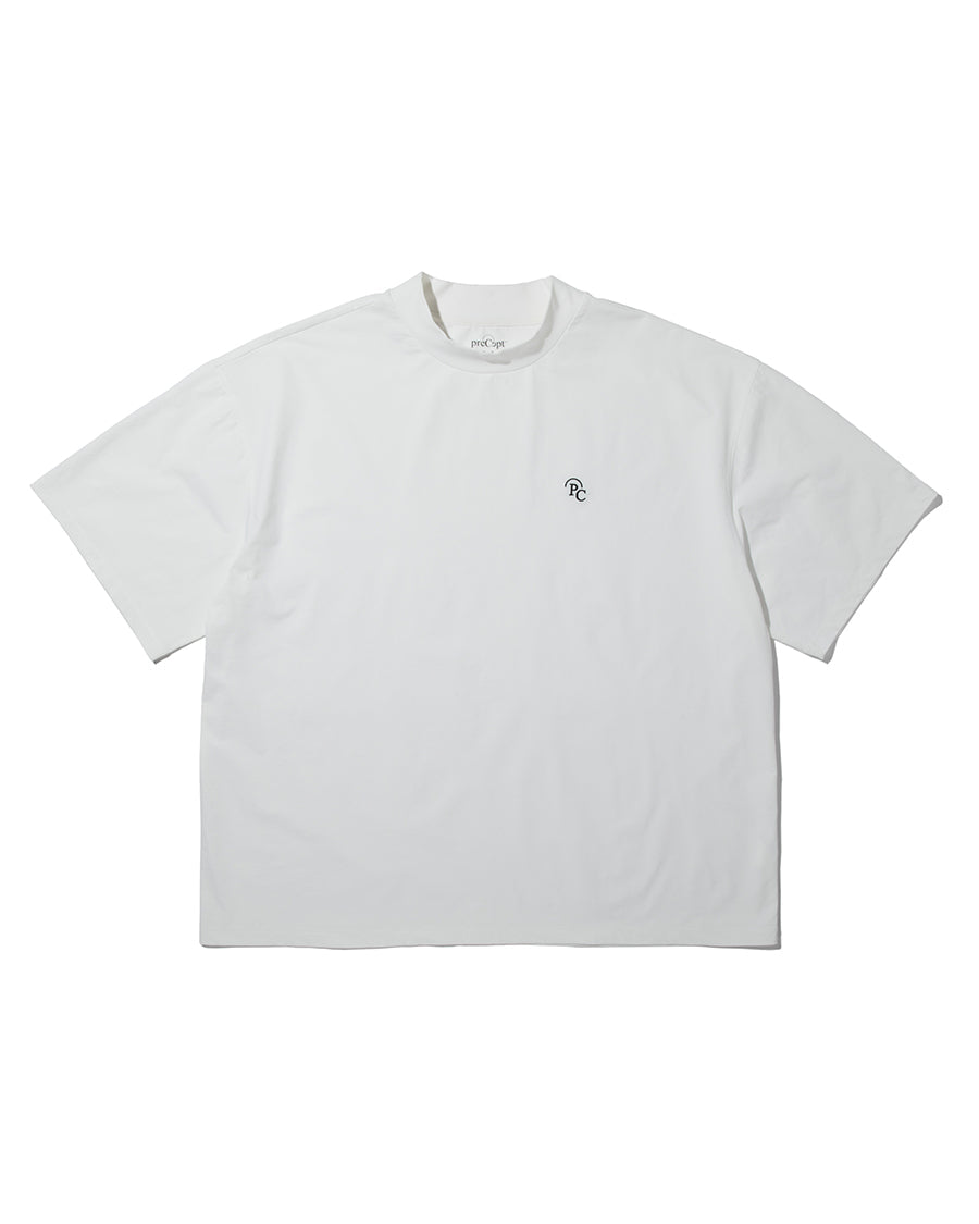 PRECEPT MOCK NECK T-SHIRT WHITE